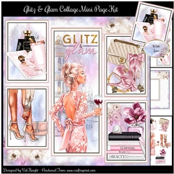 Glitz & Glam Collage Mini Page Kit