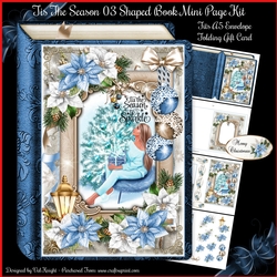 Tis The Season 03 Shaped Book Mini Page Kit