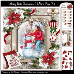 Merry Little Christmas 04 Mini Page Kit