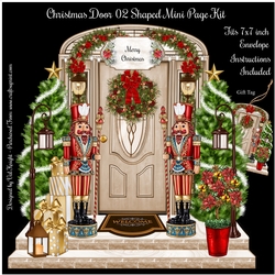 Christmas Door 02 Shaped Mini Page Kit