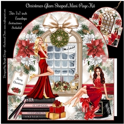 Christmas Glam Shaped Mini Page Kit 