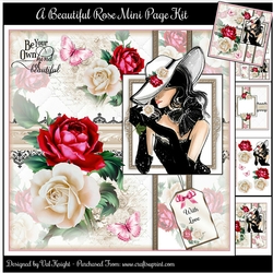 A Beautiful Rose Mini Page Kit