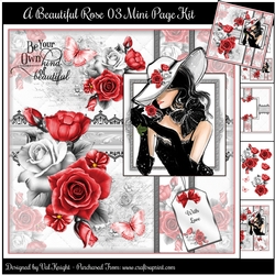 A Beautiful Rose 03 Mini Page Kit