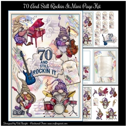 70 And Still Rockin It Mini Page Kit