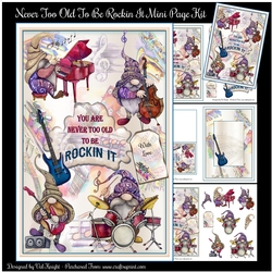 Never Too Old To Be Rockin It Mini Page Kit