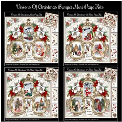 Visions Of Christmas Bumper Mini Page Kits