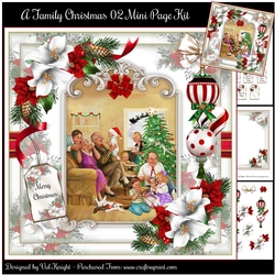 A Family Christmas 02 Mini Page Kit