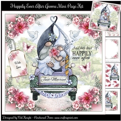 Happily Ever After Gnome Wedding Mini Page Kit
