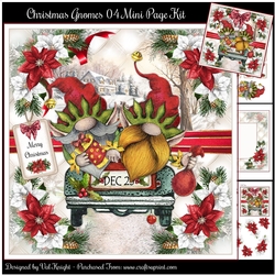 Christmas Gnomes 04 Mini Page Kit