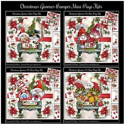Christmas Gnomes Bumper Mini Page Kits