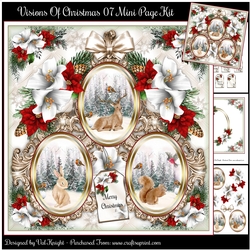 Visions Of Christmas 07 Mini Page Kit