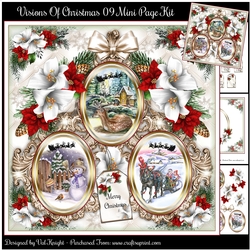 Visions Of Christmas 09 Mini Page Kit