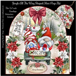 Jingle All The Way Shaped Mini Page Kit