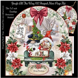 Jingle All The Way 02 Shaped Mini Page Kit