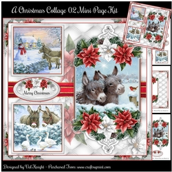 A Christmas Collage 02 Mini Page Kit