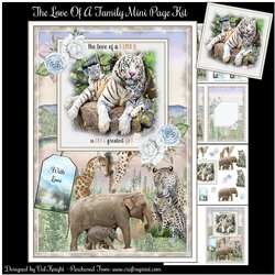 The Love Of A Family Mini Page Kit