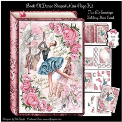 Book Of Dance Shaped Mini Page Kit