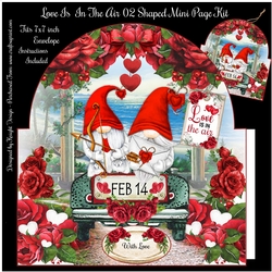 Love Is In The Air 02 Shaped Mini Page Kit 
