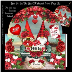 Love Is In The Air 03 Shaped Mini Page Kit