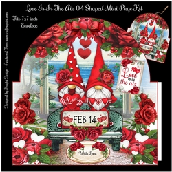 Love Is In The Air 04 Shaped Mini Page Kit