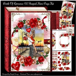 Book Of Romance 02 Shaped Mini Page Kit