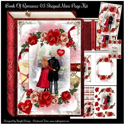 Book Of Romance 03 Shaped Mini Page Kit