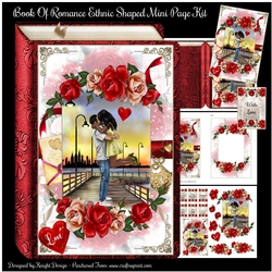 Book Of Romance Ethnic - Shaped Mini Page Kit
