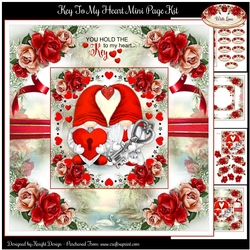 Key To My Heart Mini Page Kit