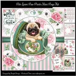 Pets Leave Paw Prints Mini Page Kit