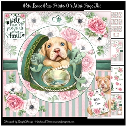 Pets Leave Paw Prints 04 Mini Page Kit