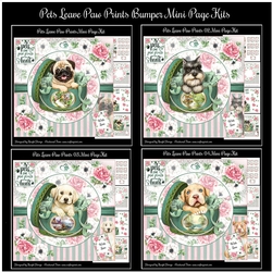 Pets Leave Paw Prints Bumper Mini Page Kits