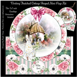 Visiting Thatched Cottage Shaped Mini Page Kit