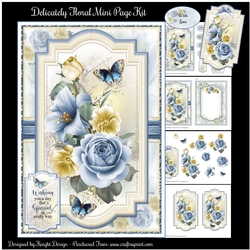 Delicately Floral Mini Page Kit