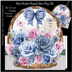 Rose Basket Shaped Mini Page Kit 