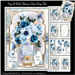 Say It With Flowers Mini Page Kit