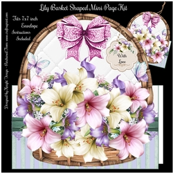 Lily Basket Shaped Mini Page Kit 