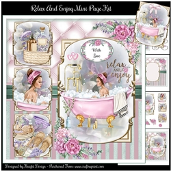 Relax And Enjoy Mini Page Kit 