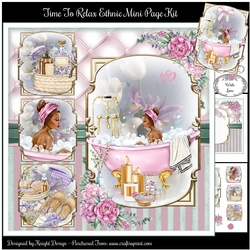 Time To Relax Ethnic Mini Page Kit