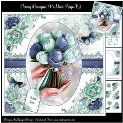 Peony Bouquet 04 Mini Page Kit