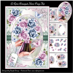 A Rose Bouquet Mini Page Kit