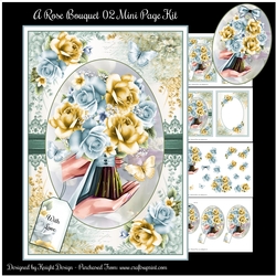 A Rose Bouquet 02 Mini Page Kit 