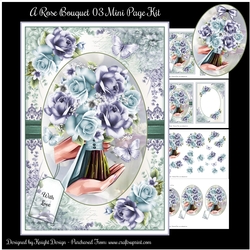 A Rose Bouquet 03 Mini Page Kit 