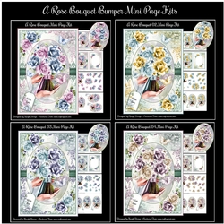 A Rose Bouquet Bumper Mini Page Kits