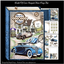 Book Of Cars Male Shaped Mini Page Kit