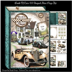 Book Of Cars 03 Male Shaped Mini Page Kit