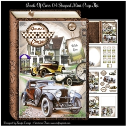 Book Of Cars 04 Male Shaped Mini Page Kit