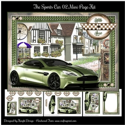 The Sports Car 02 Male Mini Page Kit