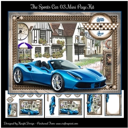 The Sports Car 03 Male Mini Page Kit 