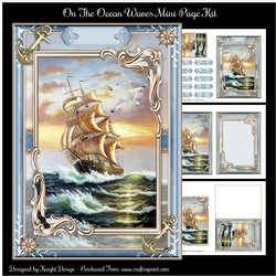 On The Ocean Waves Male Mini Page Kit