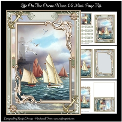 On The Ocean Waves 02 Male Mini Page Kit 